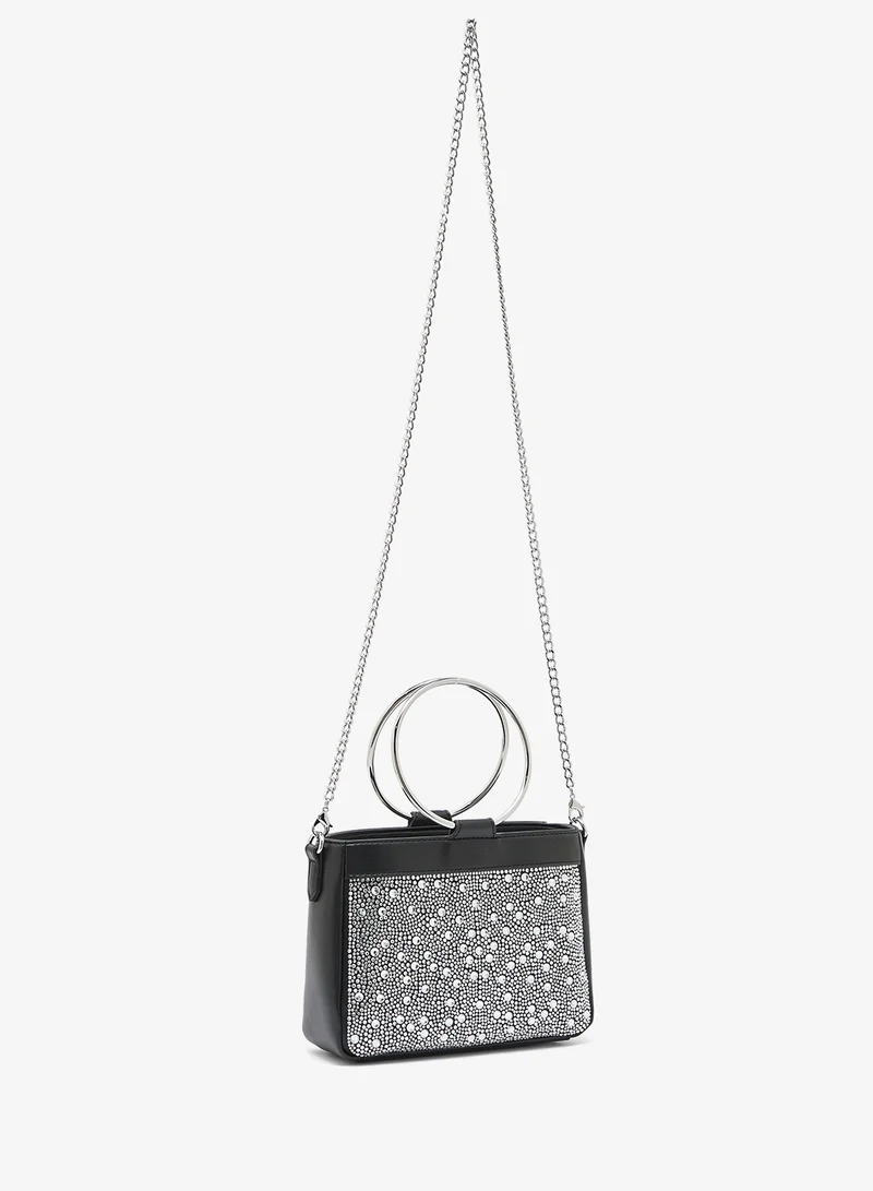 Love Moschino Glimmer Glitter Satchel